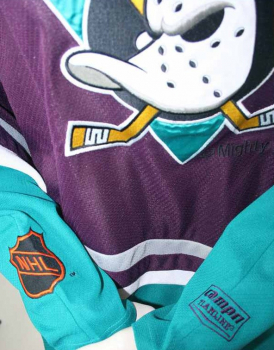 Campri Anaheim Mighty Ducks Trikot 22 Luis Mendoza NHL Away Herren XL