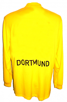 Preview: Goool.de Borussia Dortmund jersey 2002/03 longsleeve E-on BVB yellow final UEFA Cup shirt men's L or XL