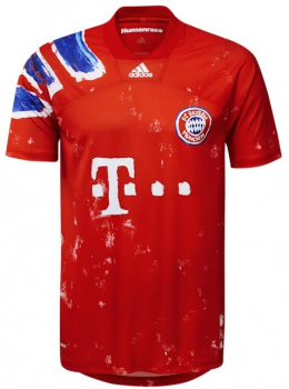 Adidas FC Bayern Munich jersey 17 Jerome Boateng Human-Race 1991-93 T-com home red men's M