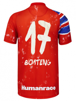 Adidas FC Bayern Munich jersey 17 Jerome Boateng Human-Race 1991-93 T-com home red men's M