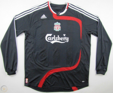 Adidas FC Liverpool camiseta 9 Fernando Torres 2006-08 matchworn negro jersey senor XL