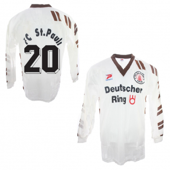 Patrick FC St. Pauli Trikot 20 Martin Driller 1992/93 Deutscher Ring Neu Heim Herren XL oder XXL/2XL