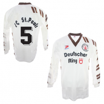Patrick FC St. Pauli Trikot 5 Dirk Dammann 1992/93 Deutscher Ring Neu Heim Herren XL oder XXL/2XL