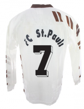 Patrick FC St. Pauli Trikot 7 Leonardo Manzi 1992/93 Deutscher Ring Neu Heim Herren XL oder XXL/2XL