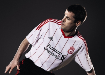 Adidas FC Liverpool camiseta 8 Steven Gerrard 2010/11 blanco senor XL