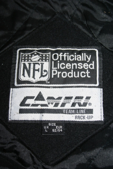 Campri Team Line Los Angeles Raiders Oakland college jacket jersey black NFL men's L (52/54)