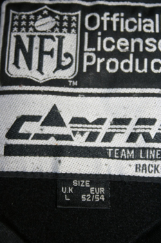 Campri Team Line Los Angeles Raiders Oakland college jacket jersey black NFL men's L (52/54)
