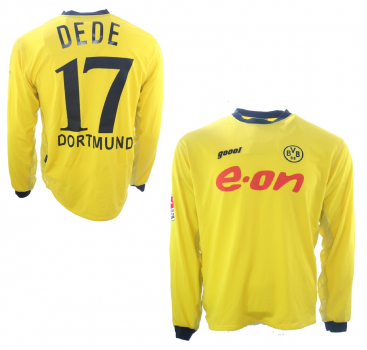 Goool Borussia Dortmund Trikot 17 Dede 2003/04 BVB E-on match worn Herren L
