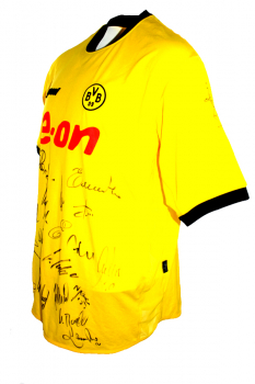 Goool Borussia Dortmund Trikot 17 Dede 2003/04 BVB E-on Gelb Signiert Herren XL