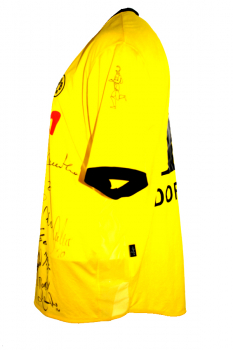 Goool Borussia Dortmund Trikot 17 Dede 2003/04 BVB E-on Gelb Signiert Herren XL