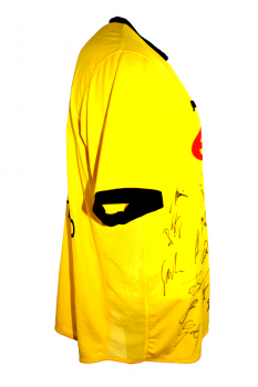 Goool Borussia Dortmund Trikot 17 Dede 2003/04 BVB E-on Gelb Signiert Herren XL