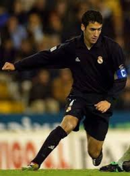 Adidas Real Madrid Trikot 7 Raul 1999/01 Ohne sponsor statt Teka CL Schwarz Herren XL