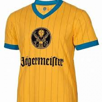 Original Eintracht Braunschweig Trikot Jägermeister 1982/83 gelb retro Herren M