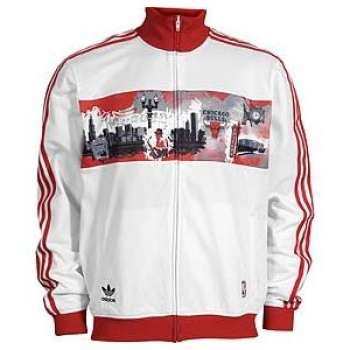 Adidas Chicago Bulls Jacke Originals TT NBA Oldschool Basketball Herren M