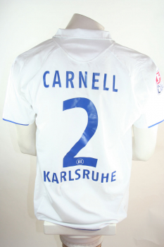 Karsruher SC Trikot 2 Bradley Carnell Matchworn EnBW Jako KSC L