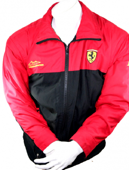 Original Ferrari Jacke Michael Schumacher Kollektion schwarz rot Formel 1 F1 Herren M