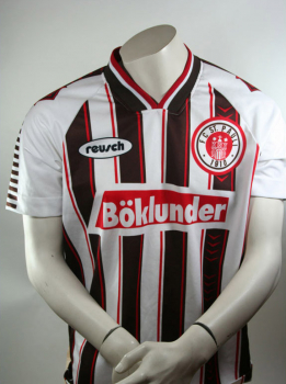 Reusch FC St. Pauli Trikot 1996/97 Böklunder kurzarm Herren XL / XXL