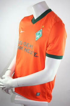 Werder Bremen camiseta 29 Mertesacker Nike M 2009/10 naranja Senor M