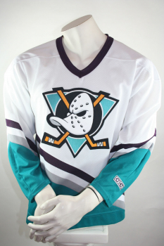 CCM Anaheim Mighty Ducks Trikot Eishockey NHL Heim Weiß Herren S (M)