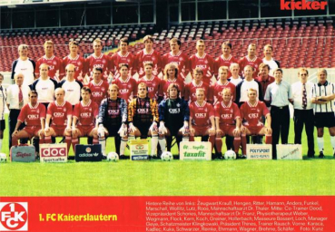 Adidas 1.FC Kaiserslautern camiseta FCK Oki 1994/95 señor  S o M