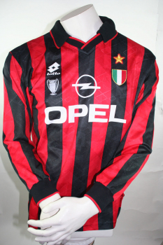 AC Mailand Trikot 18 Roberto Baggio 1995/96 Opel Adidas M Match Worn