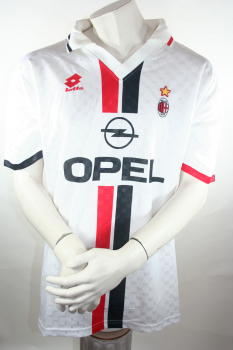 AC Mailand Trikot 18 Roberto Baggio 1996/97 Opel Adidas XL Match Worn