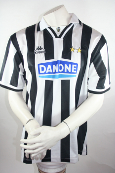 Kappa Juventus Turin Trikot Heim 1994/1995 #10 Del Piero Schwarz/Weiß XL