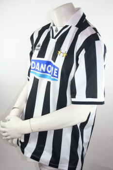 Kappa Juventus Turin Trikot Heim 1994/1995 #10 Del Piero Schwarz/Weiß XL