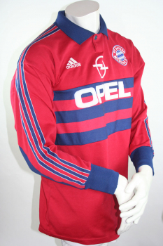 Adidas FC Bayern München Torwart Trikot 1 Oliver Kahn 1997-1998-1999 Rot Opel Herren S = M (L)