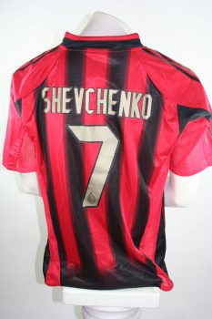 Adidas AC Mailand Trikot 7 Andrij Schewtschenko Shevchenko 2004/2005 Rot/Schwarz Herren XL