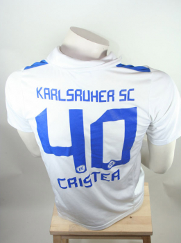 Nike Karlsruher SC Trikot 40 Andrei Cristea 2011/12 Weiß Klaiber Markisen Herren S