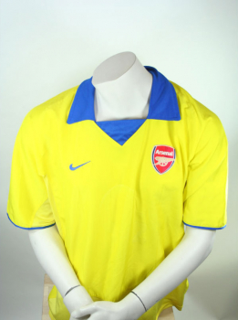 Nike FC Arsenal London Trikot 8 Freddie Ljungberg ohne o2 Sponsor gelb Herren XL