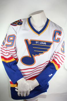 Starter St. Louis Blues Gameworn Trikot 99 Wayne Gretzky Herren L