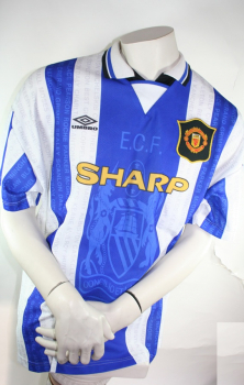 Umbro Manchester United Trikot 24 David Beckham 1994-96 Away Herren XL