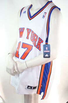 Adidas New York Knicks Trikot 7 Lin Weiß Basketball Neu NBA Herren L