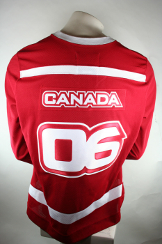 HBC Canada Kanada Eishockey Trikot "Turin 2006" Olympischen Spiele Rot Herren XL