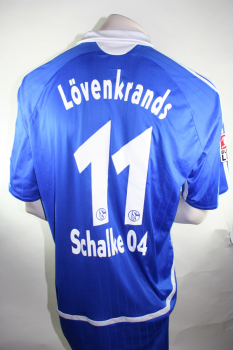 Adidas FC Schalke 04 Jersey 11 Peter Lövenkrands 2006/07 Gazprom - XXL
