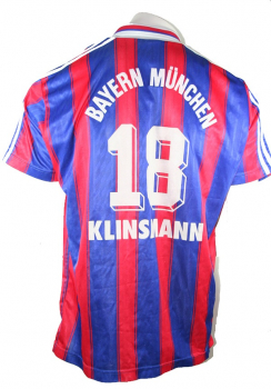 Adidas FC Bayern München Trikot 18 Jürgen Klinsmann 1995-1997 Opel Herren XL