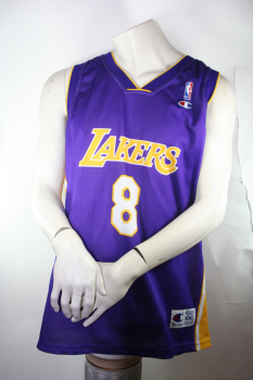 Champion Los Angeles Lakers Trikot 8 Kobe Bryant Blau Basketball NBA Herren XXL (Öz)