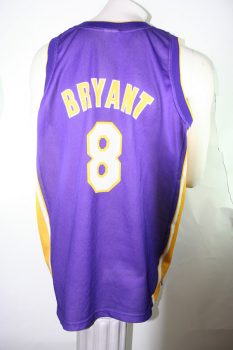 Champion Los Angeles Lakers Trikot 8 Kobe Bryant Blau Basketball NBA Herren XXL (Öz)
