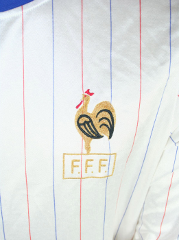 Adidas Frankreich Trikot WM 1982-86 Euro Heim Weiß Originals Herren S