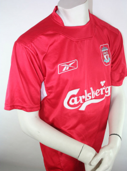 Reebok FC Liverpool camiseta 10 Luis Garcia Champions League campeones final 2005 rojo senor XL