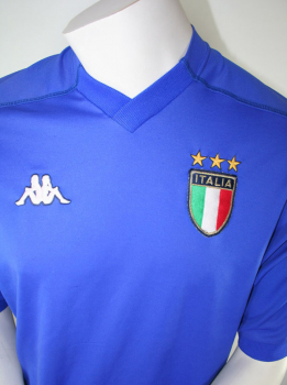 Kappa Italien Trikot 1998 - 2000 blau heim herren XL (Italien Trikot Kappa Größe XL Original)