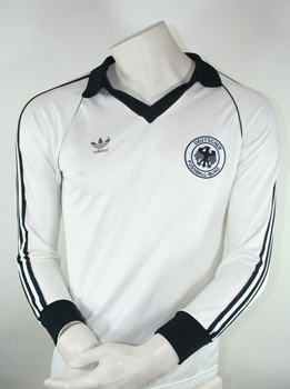 Adidas Deutschland DfB Trikot WM 1982 Spanien weiß Herren M (5/6)