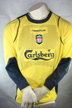 Reebok FC Liverpool Trikot Torwart 22 Chris Kirkland Carlsberg  2002/2003 Torwarttrikot Herren L