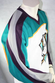 CCM Anaheim Mighty Ducks Trikot NHL Weiß Eishockey 1993-95 Herren S