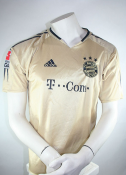 Adidas FC Bayern München Trikot 8 Thorsten Frings 2004/05 Gold Herren XXL