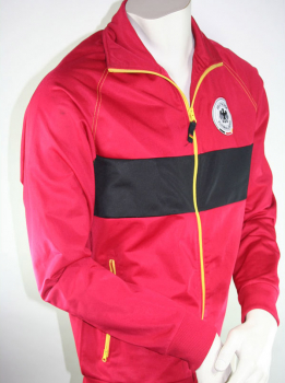 Original Deutschland Jacke offizielle DFB Trainingsjacke Rot Herren L