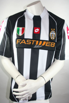 Juventus Turin trikot 21 Thuram match worn XL Lotto 2002/03