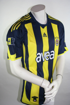 Adidas Fenerbahce Istanbul Trikot 54 Hakan 2009/10 Avea Match Worn Herren L